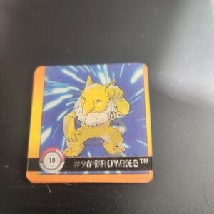 POKEMON DROWZEE , HYPNO 1999 Artbox Action Flipz Premier Edition #10 Card RARE!